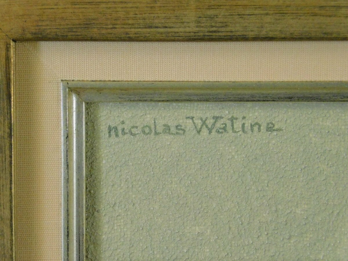 Nicolas Watine (1946-) Original Oil On Canvas
