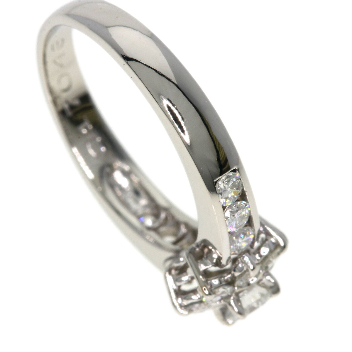 0.13ct Diamond Ring Platinum PT900 3.7g