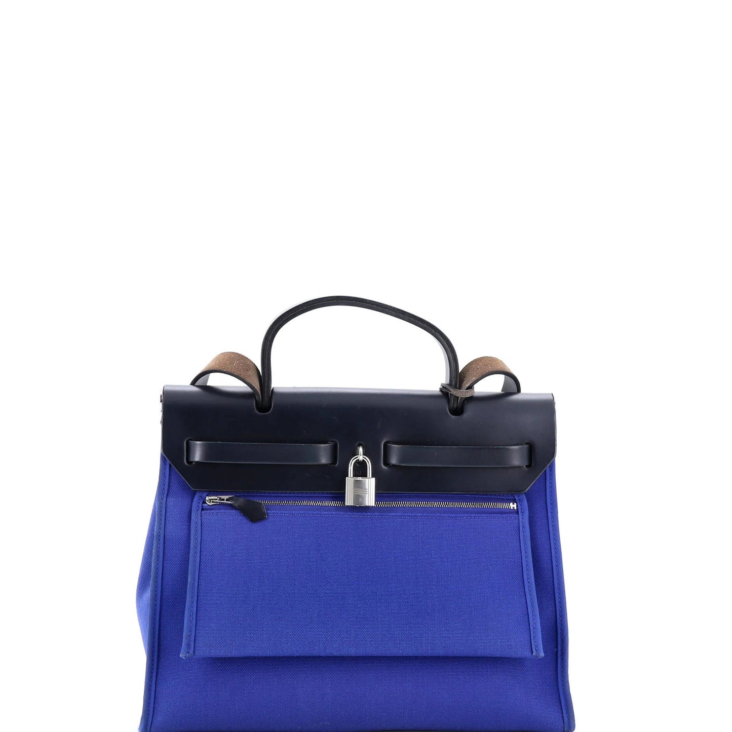 Hermes Herbag Zip Leather And Toile 31
