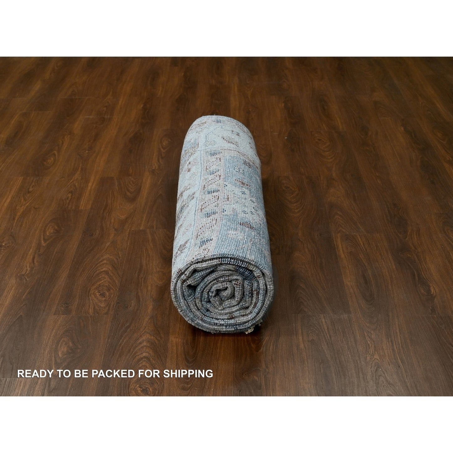 8'9"X12' Nimbus Gray Oushak Design Supple Wool Hand Knotted Oriental Rug