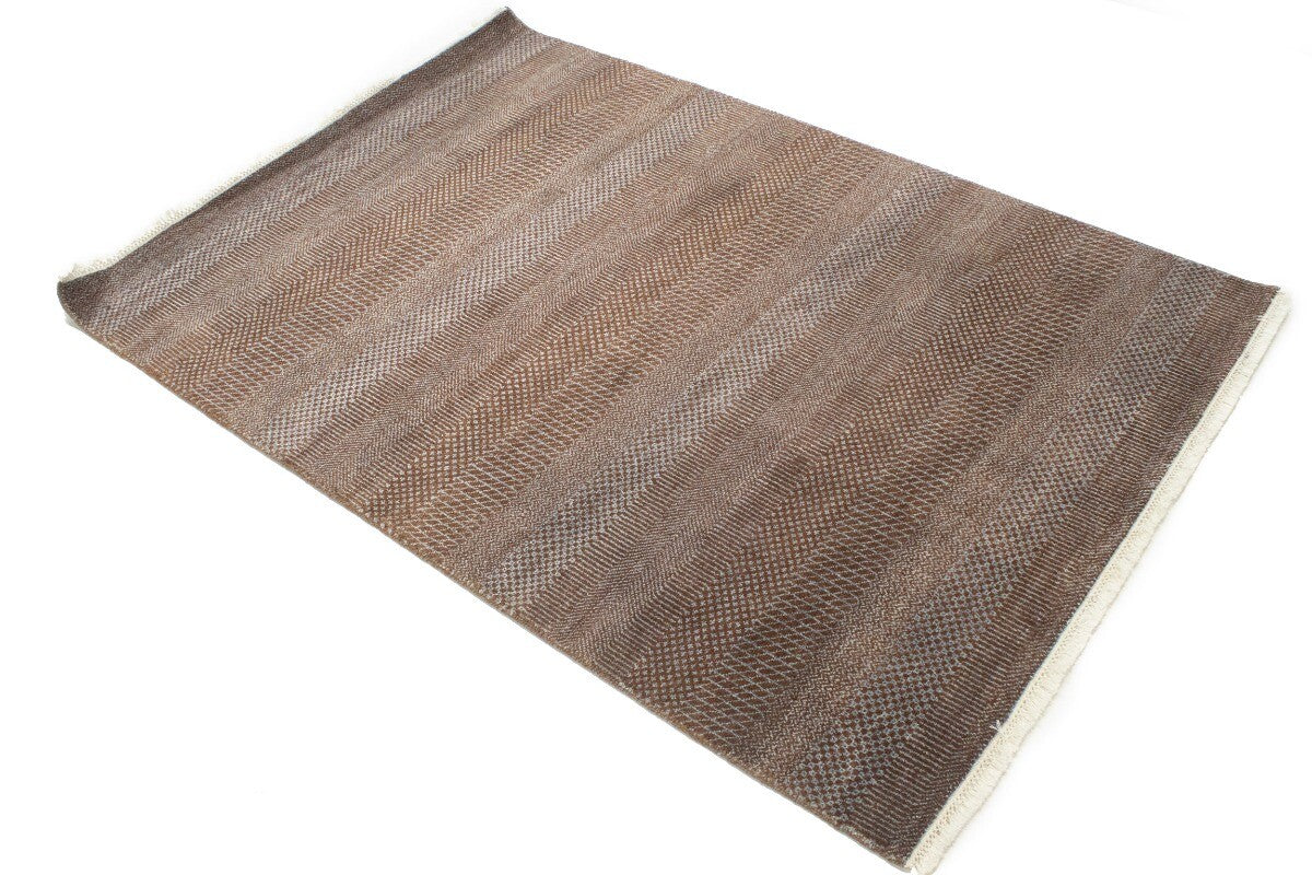 4X6 Ft Contemporary Grass Design Rug Foyer Size