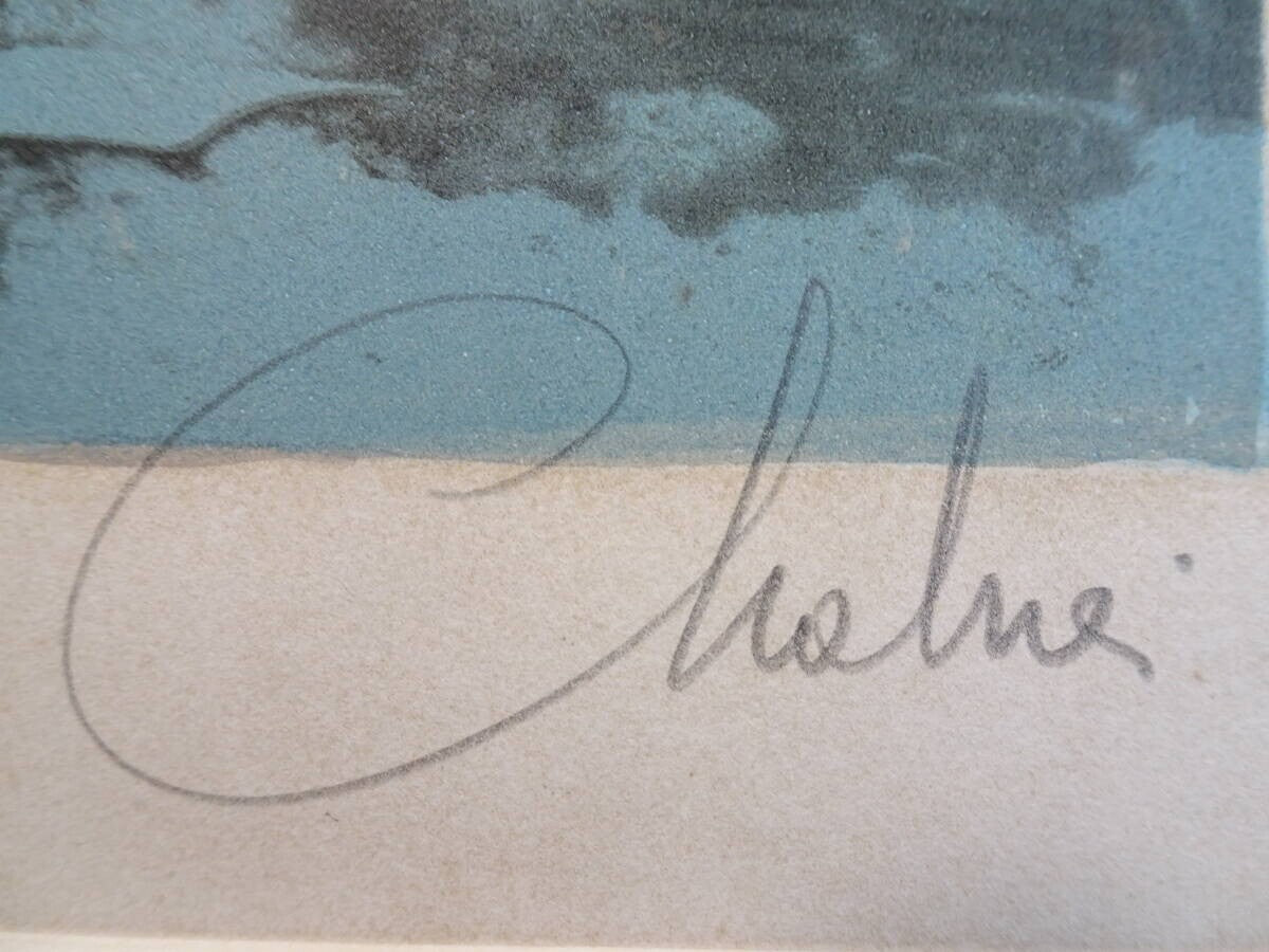 Nathalie Chabrier Lithograph Print France Signed 176/200 Framed Authentic
