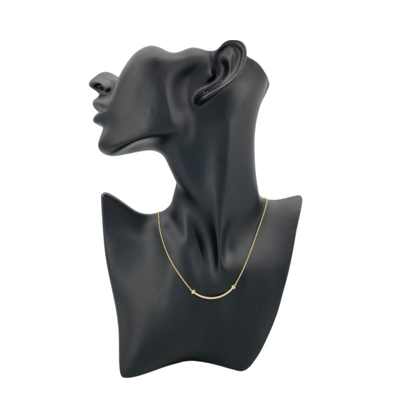 Tiffany & Co. T Smile Necklace Small K18Yg