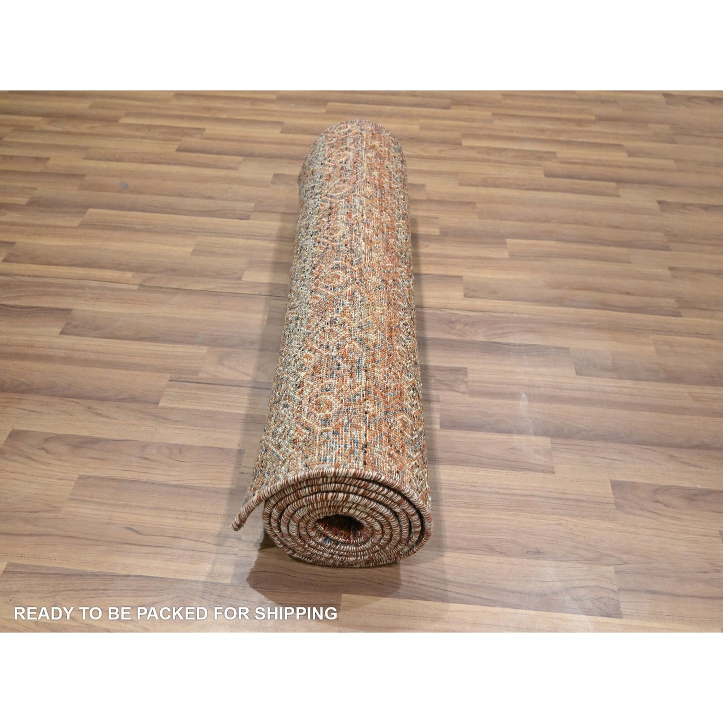 2'7"X10' Red Kohinoor Herat Pattern Soft Wool Hand Knotted Runner Rug
