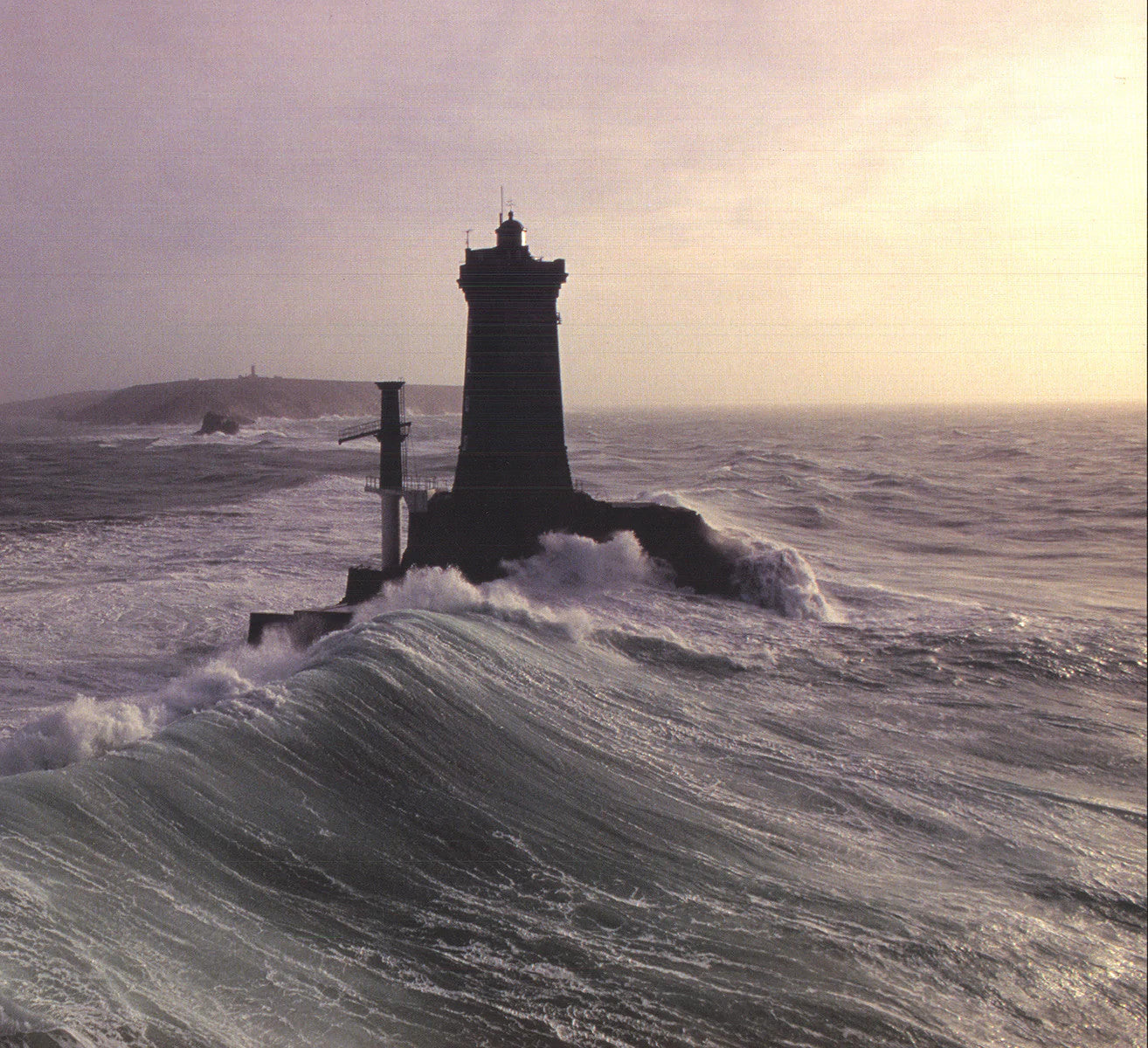 Jean Guichard Phare De La Vieille " Offset Lithograph Contemporary