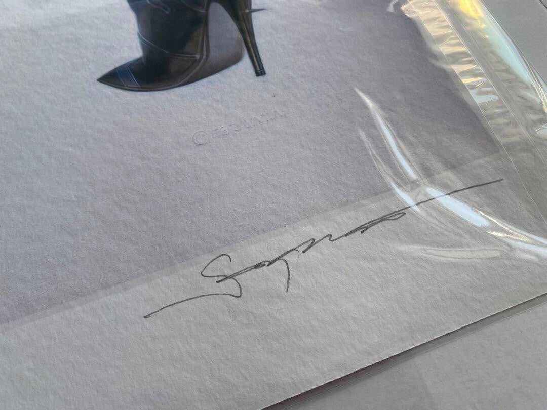 Hajime Sorayama Signed Original Giclee Print