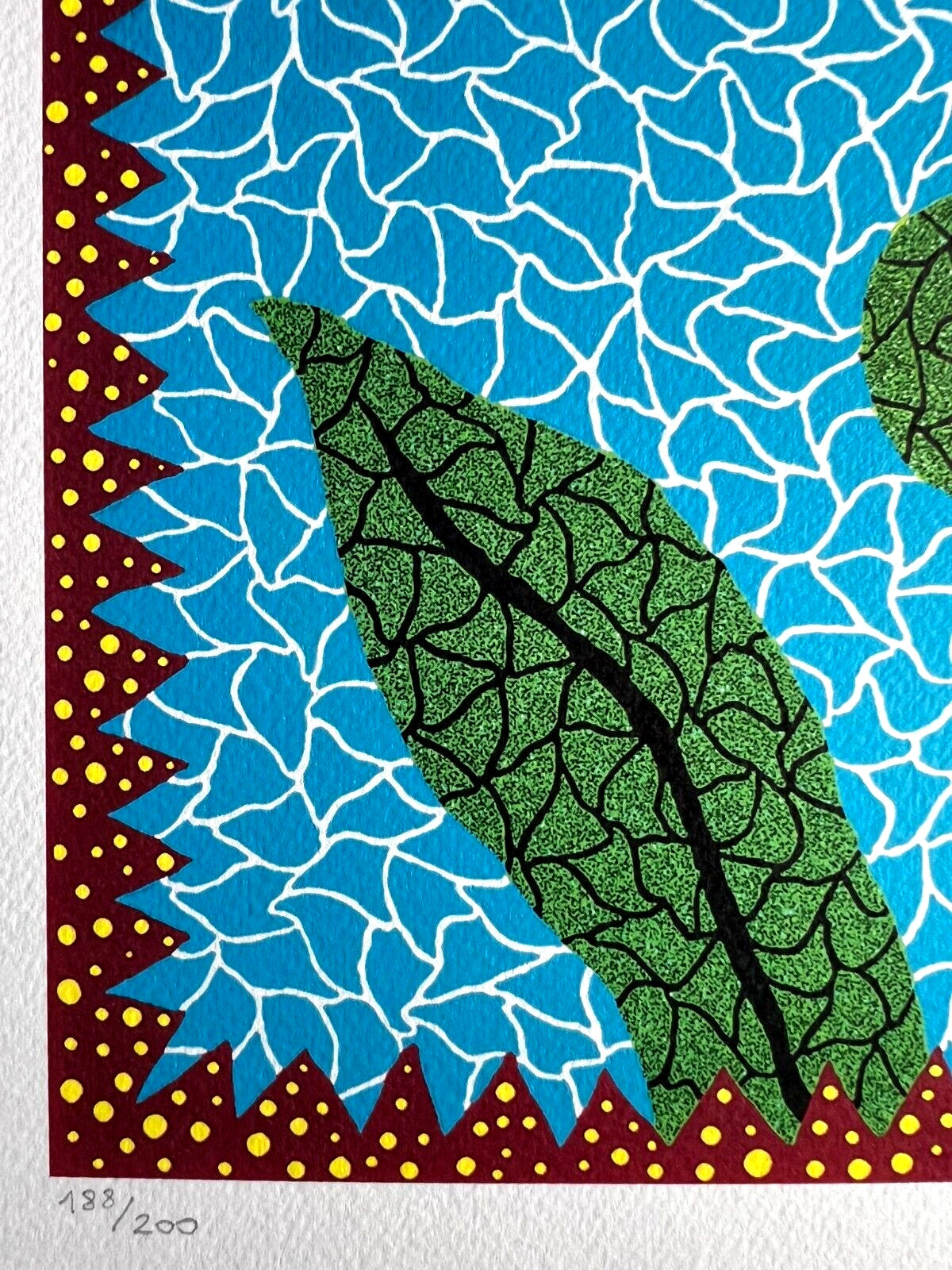 Yayoi Kusama ' Tulip ' Lithograph Mori Museum