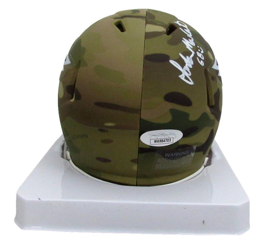 Jordan Mailata Autographed Mini Camo Football