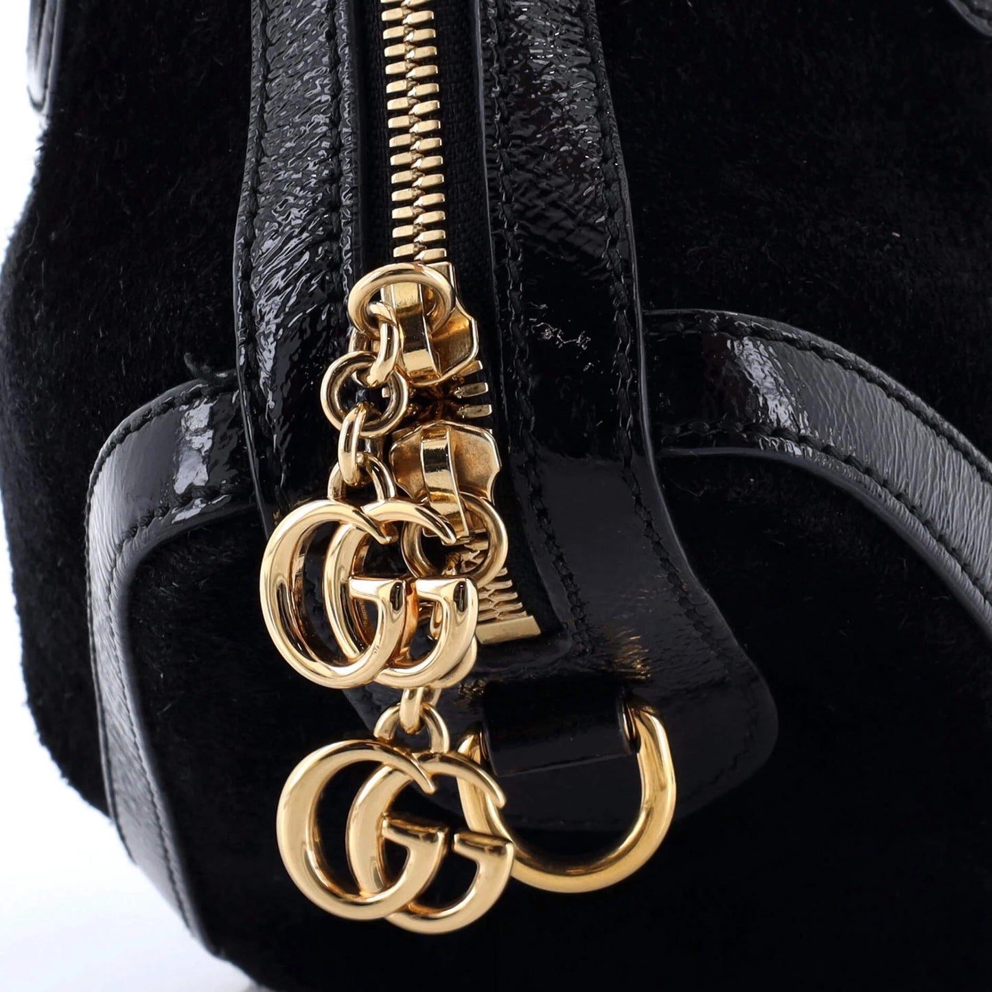 Gucci Ophidia Boston Bag Suede Medium