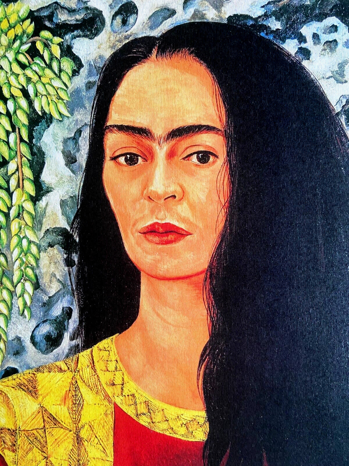 Frida Kahlo Lithograph Coa Hand