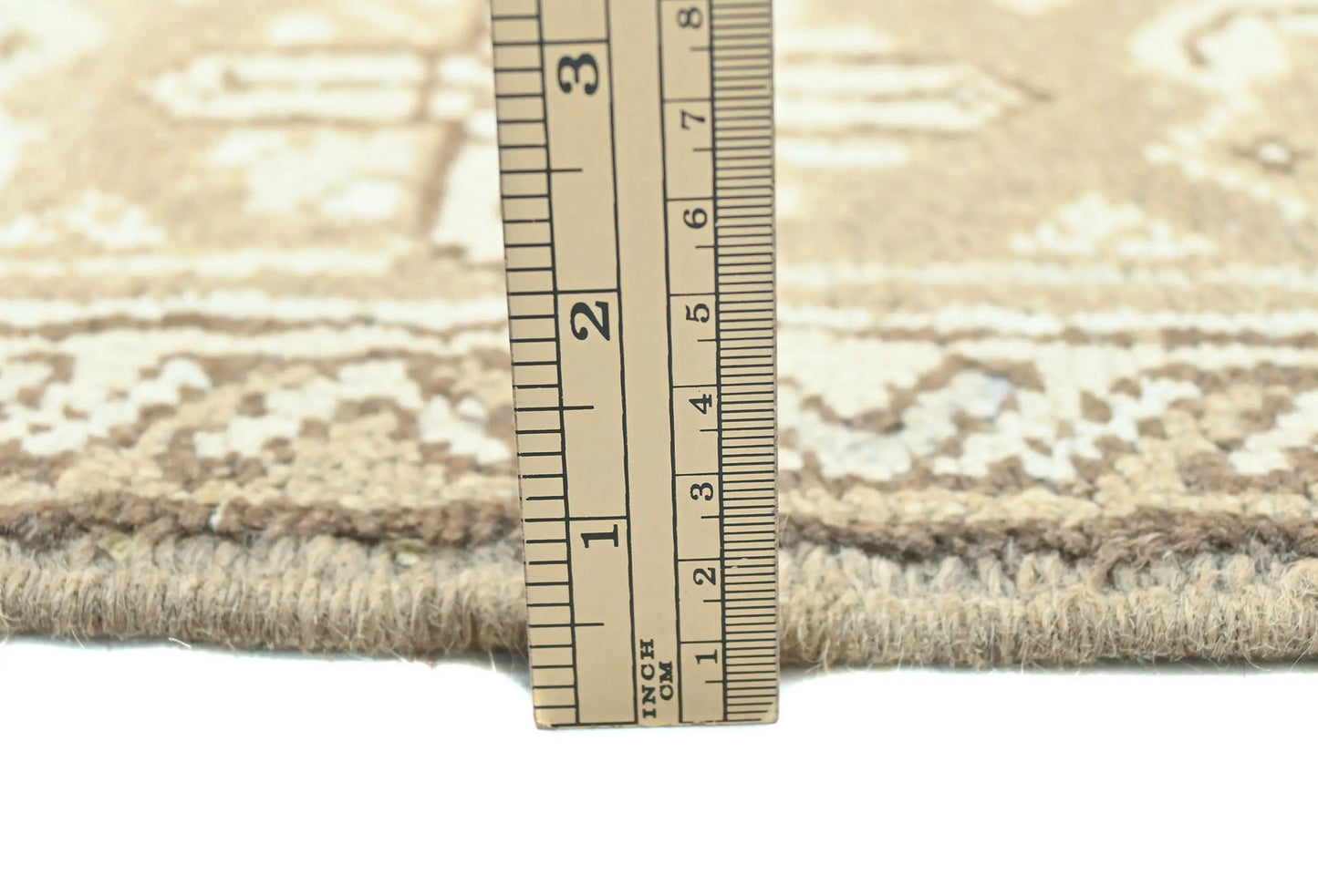 Hand-Knotted Vintage Floral Distressed Oriental