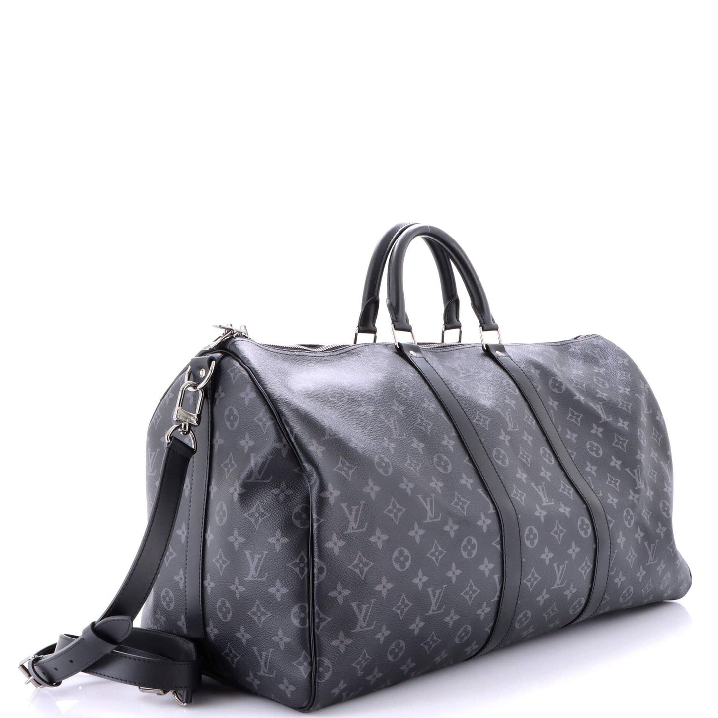 Louis Vuitton Keepall Bandouliere Bag Monogram Eclipse Canvas 55