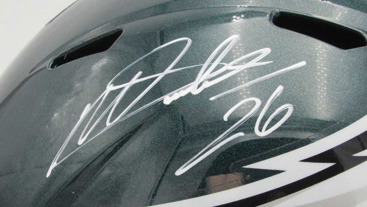 Miles Sanders Signed/Auto Eagles Speed Replica