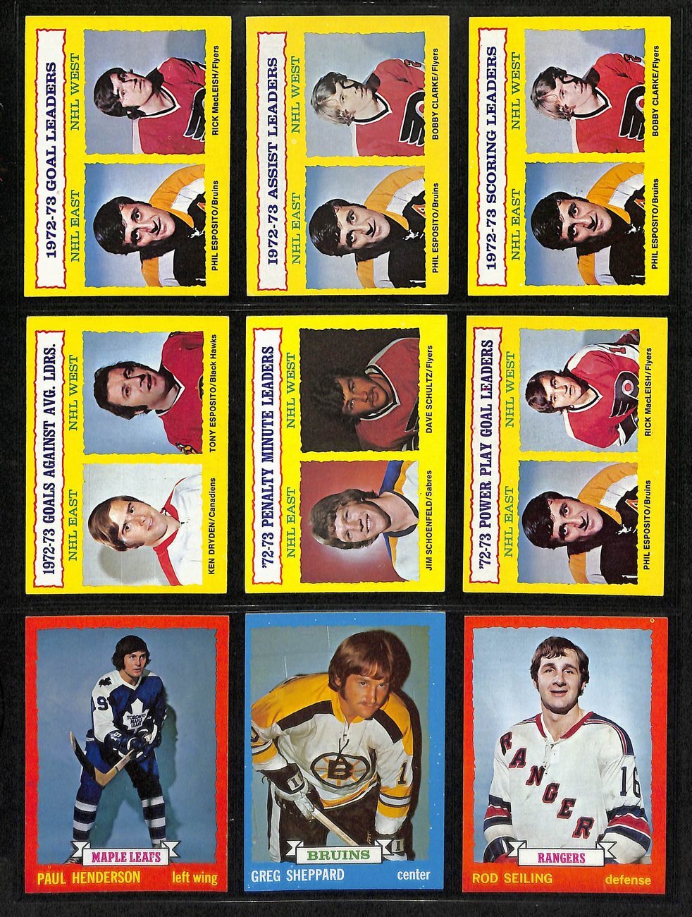 1973-74 Topps Hockey Cards Complete Set (1-198)
