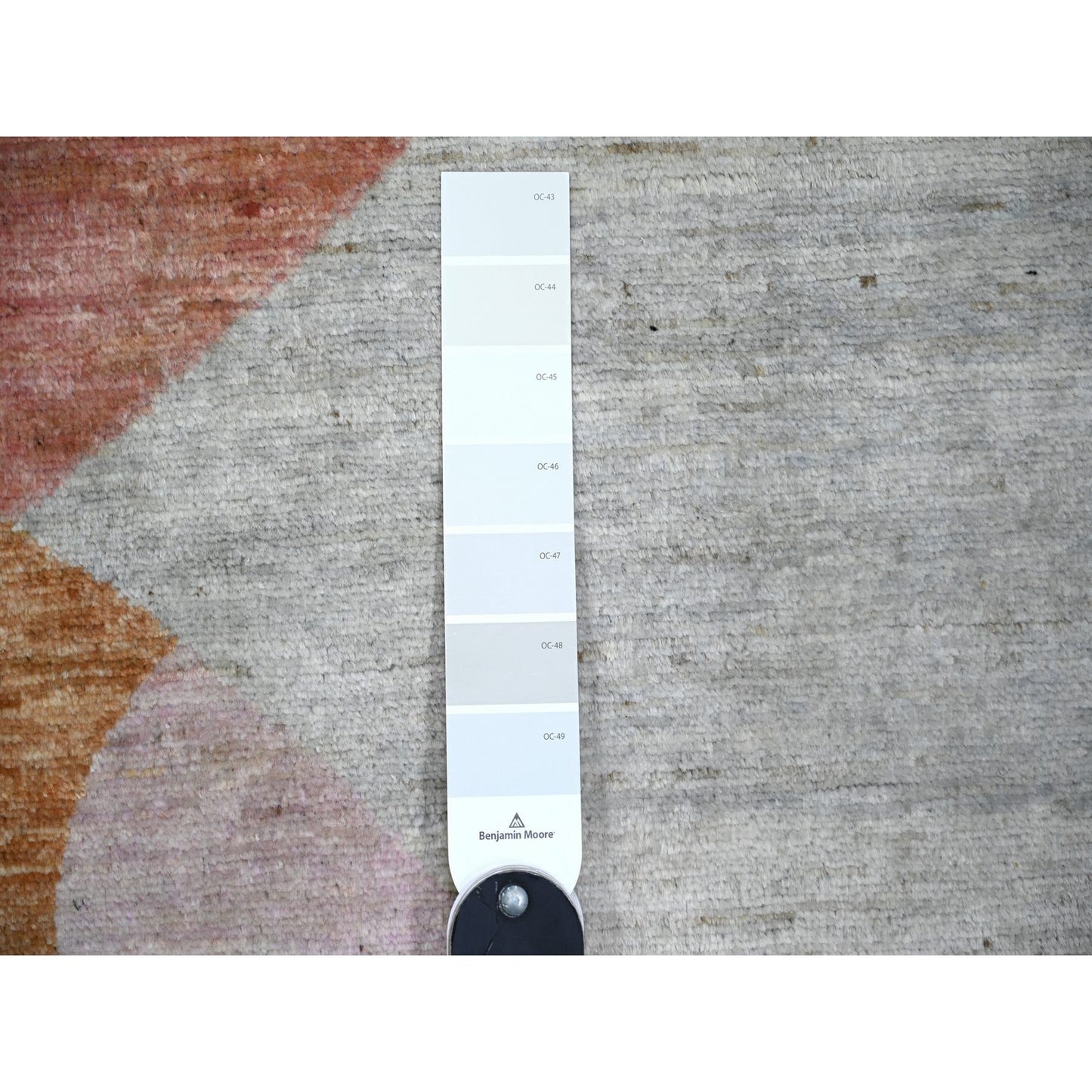 9'X12' Colorful The Circles Design Wool Hand Knotted Oriental Rug