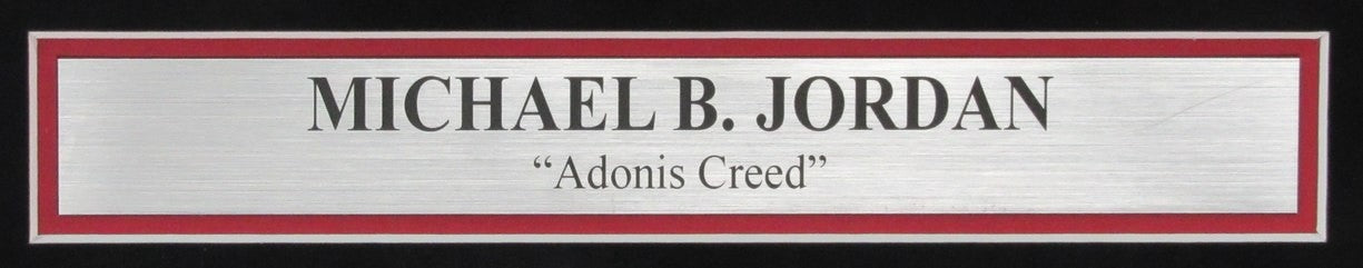 Michael B. Jordan Autographed 16X20 Photo "Creed" Framed Beckett 183626