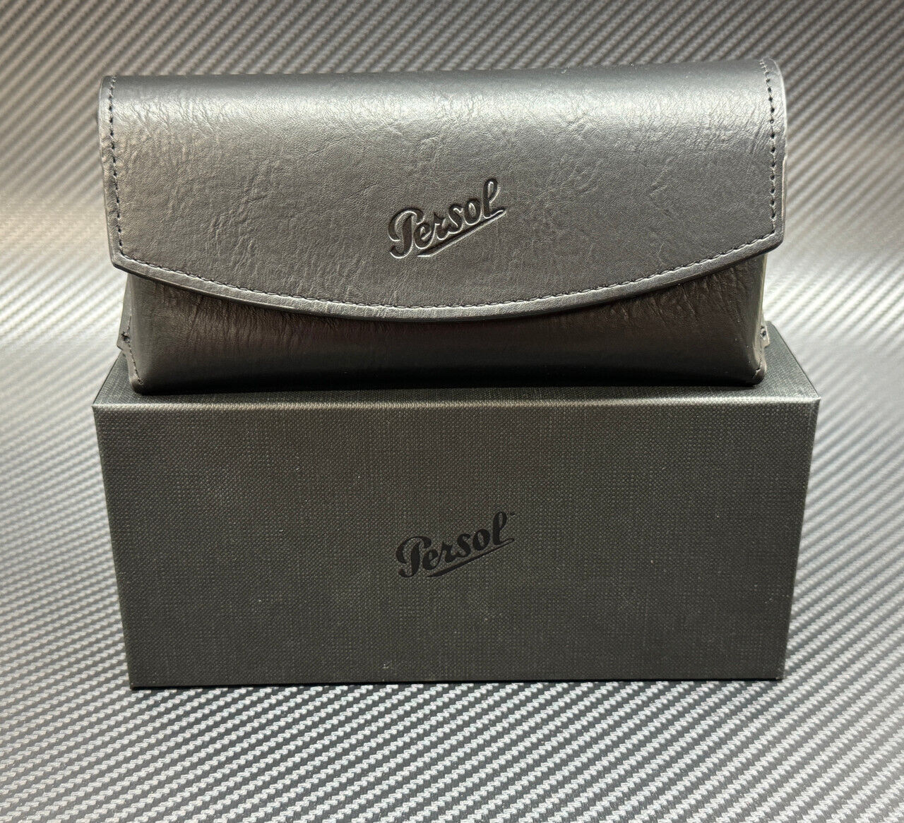 PERSOL PO3363S 95 31 Black Green Unisex 57 mm