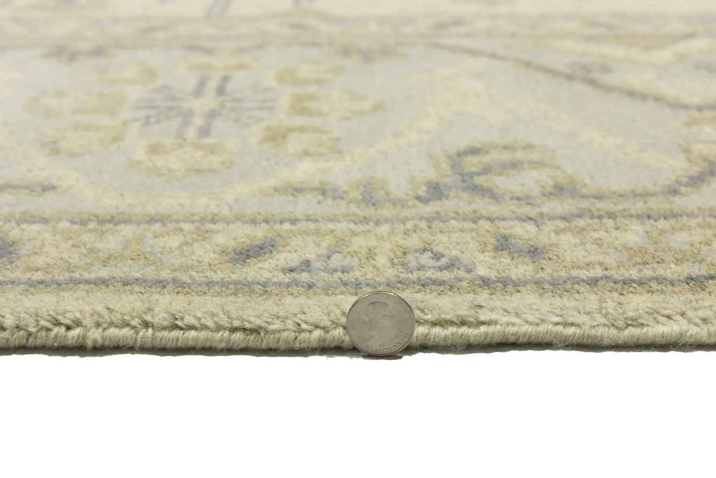 Large Handmade Floral Oushak Oriental Rug 8X10 ft Bedroom Decor