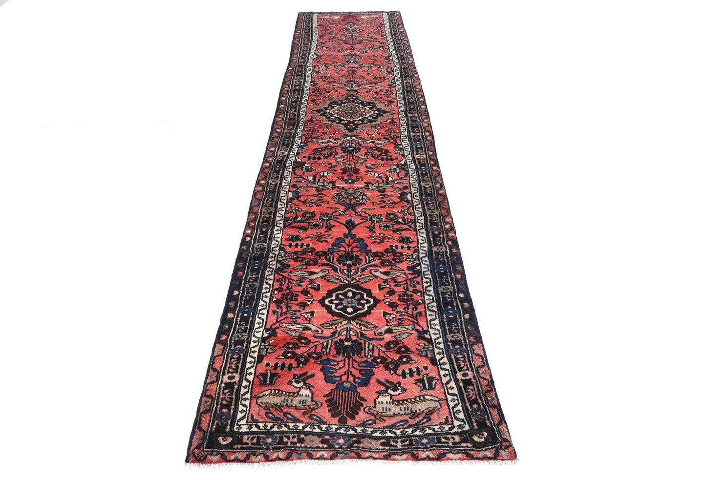 Tribal Pictorial Design Oriental Runner Rug