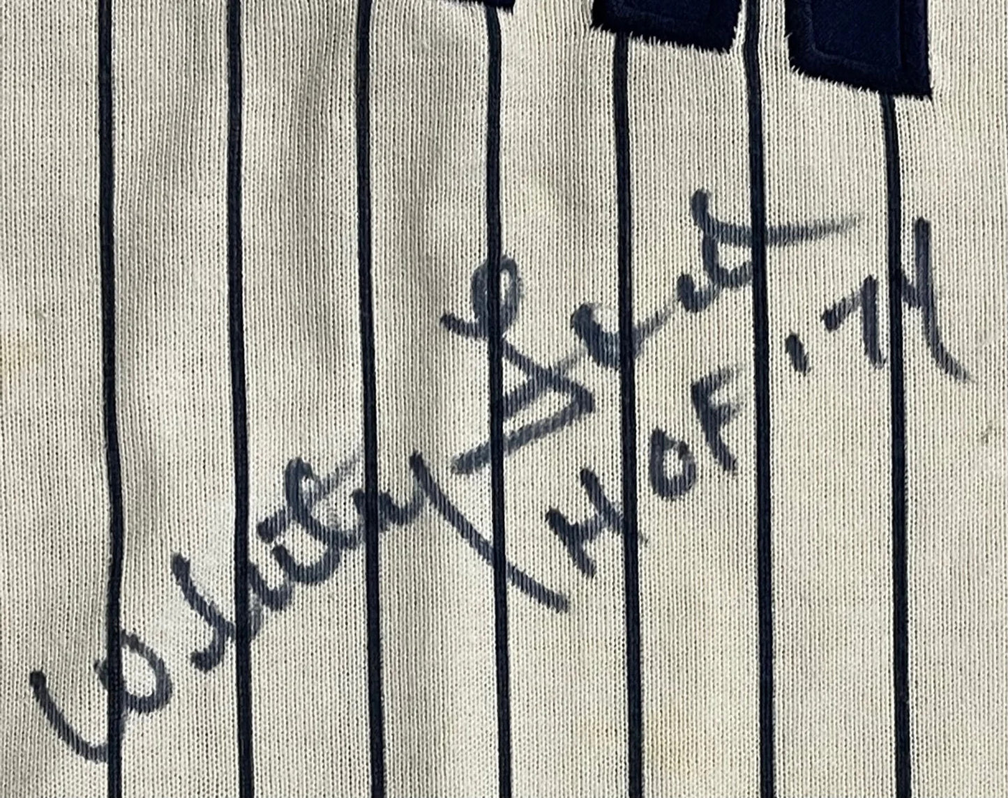 Whitey Ford Signed Cooperstown Collection New York Yankees Starter Jersey (Psa)