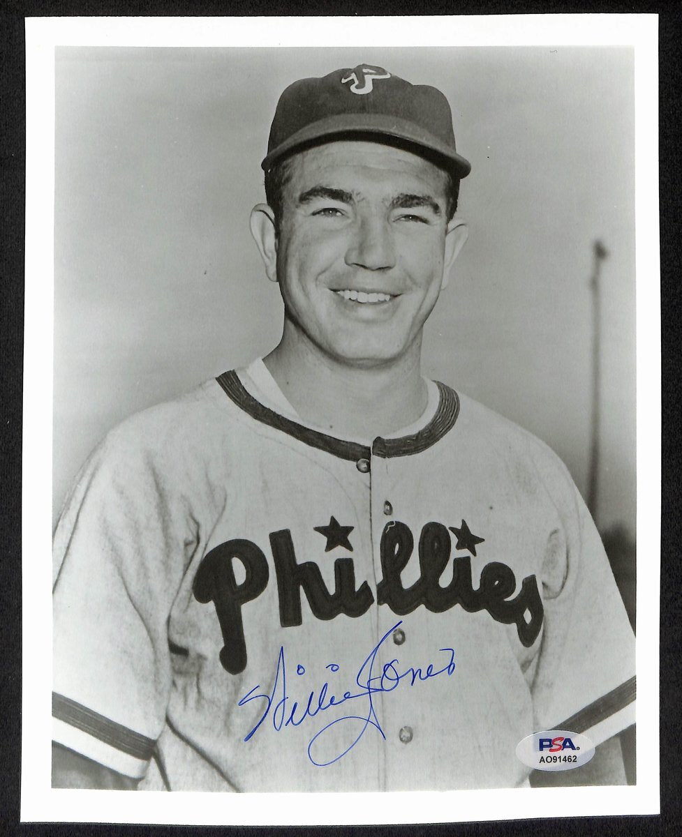 Willie Jones Signed/Autographed 8X10 Photo Philadelphia Phillies Jsa 195444