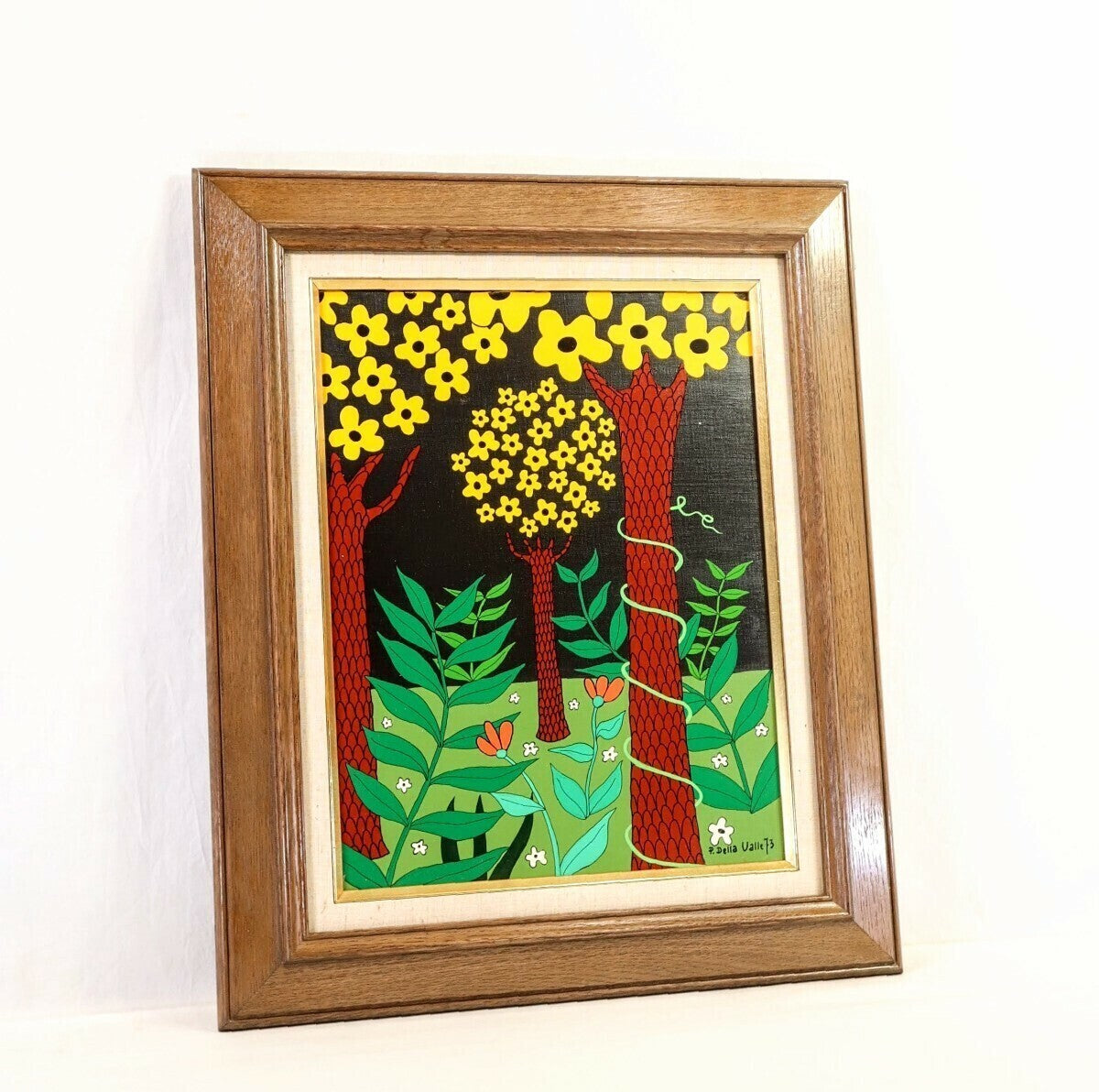 Paolo Della Valle (Italy) Original Painting Oil On Canvas Signed Framed