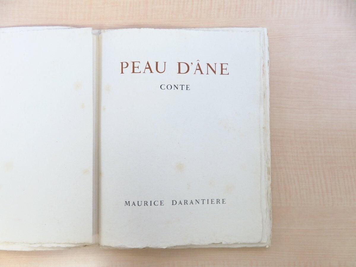 Peau D'Ane By Charles Perrault - Illustrated By Hermine David - 1St Edition 1948