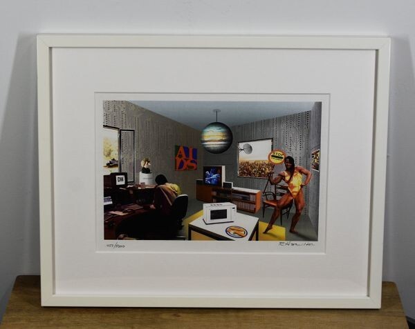 Richard Hamilton 1993 Original Color Laser Print