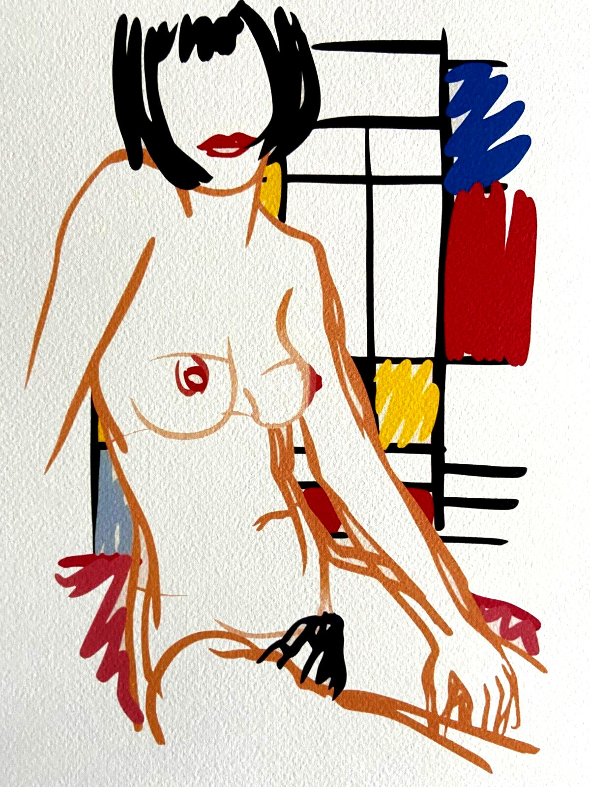 Tom Wesselmann Lithograph Handmade Coa Signed Op Limited Edition