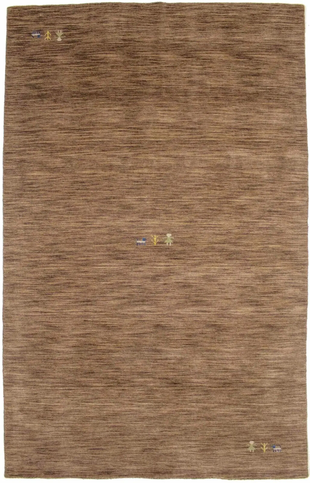 5X8 Ft Hand-Loomed Modern Oriental Rug Solid