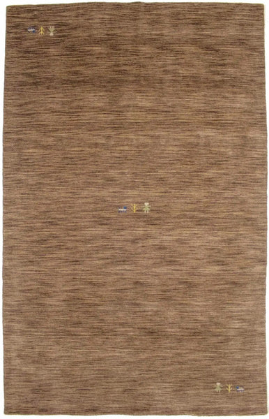 5X8 ft Hand-Loomed Modern Oriental Rug Solid