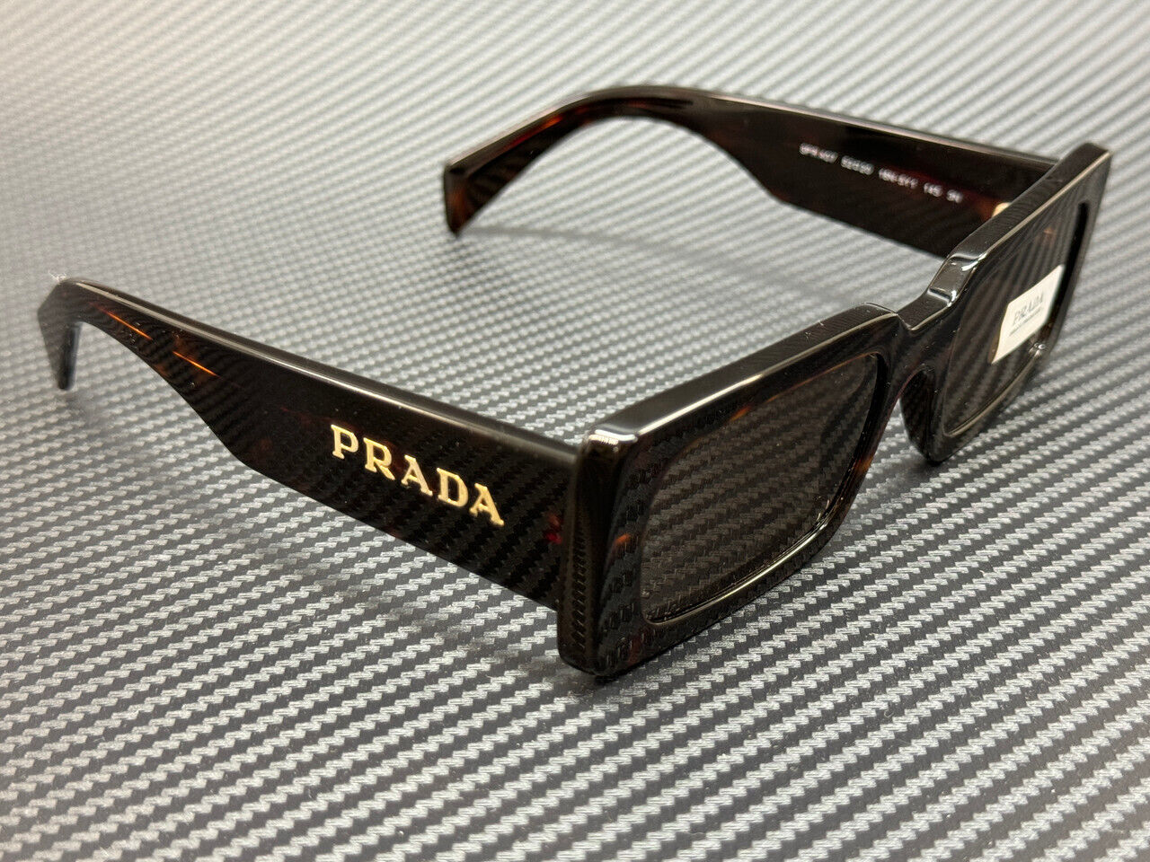 PRADA PR A07S 16N5Y1 Tortoise Brown Women's 52 mm