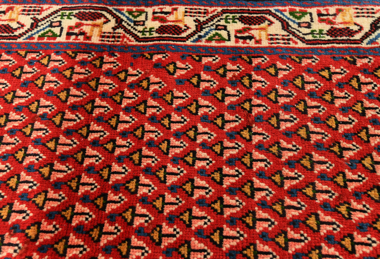 2X4 Ft Tribal Paisley Floral Design Oriental Rug