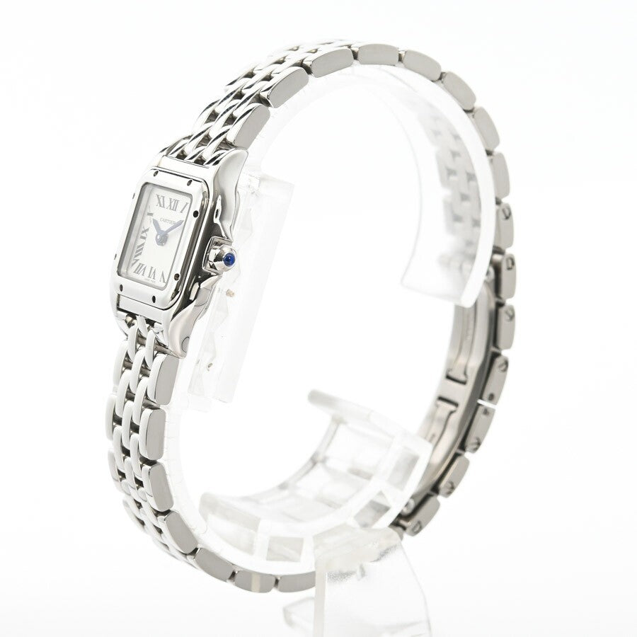 Cartier Panthre De Cartier Mini Wspn0019 Silver Ladies Used Watch #52320