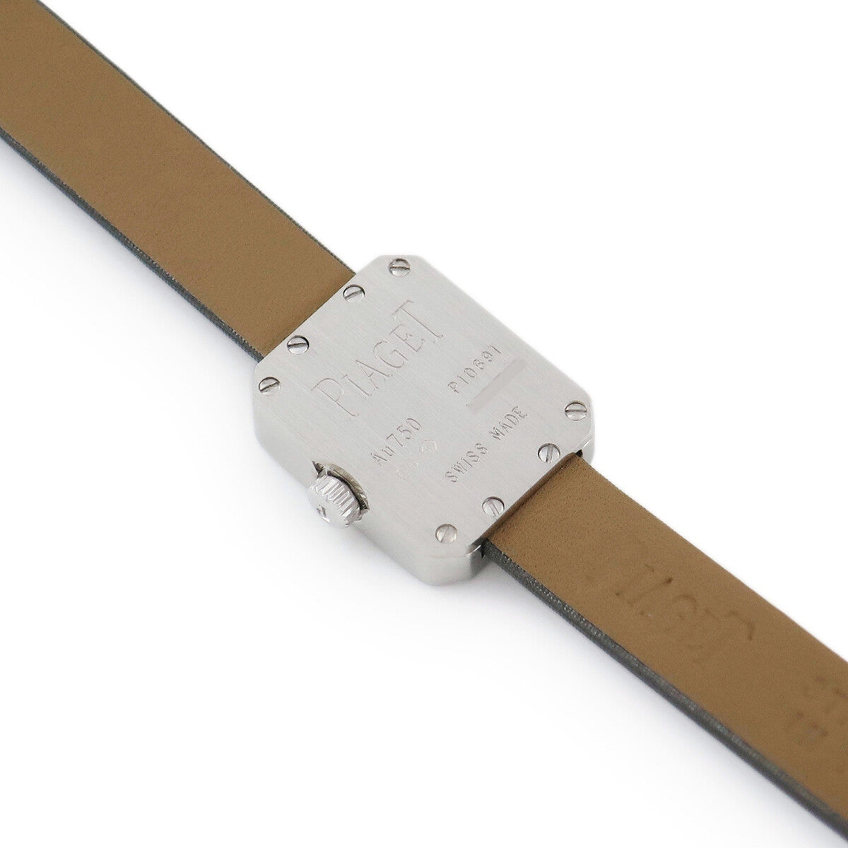 Piaget Mini Protocol G0A37512 K18Wg Genuine Diamond Watch Women