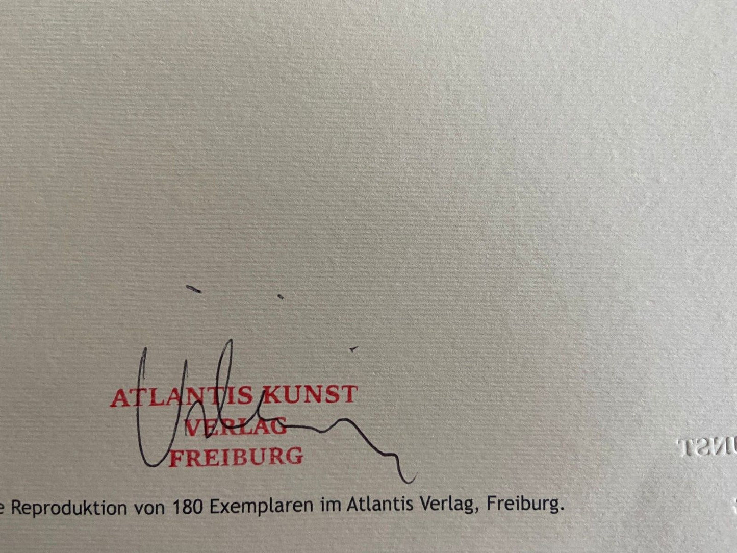 Egon Schiele "Eva" Lithograph From An Signed Op Numbered