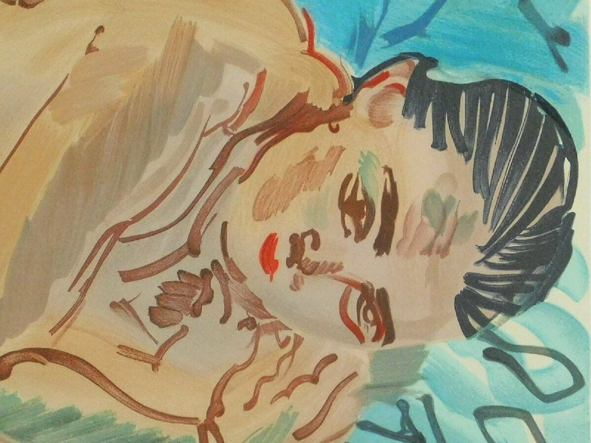 Raoul Dufy Nu Couche 1969 Lithograph On Arches