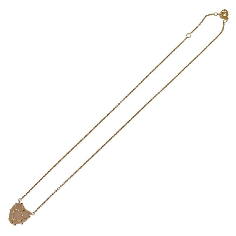 Christian Dior Rose Necklace 750 Rose Quartz