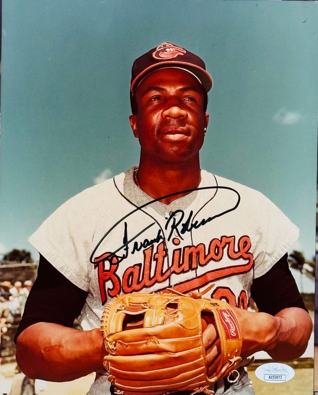 Frank Robinson Autographed 8X10 Baseball Photo (Jsa)