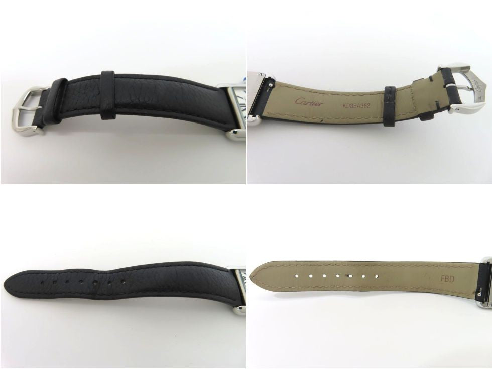 Cartier WSTA0042 Tank Must SM leather belt #048