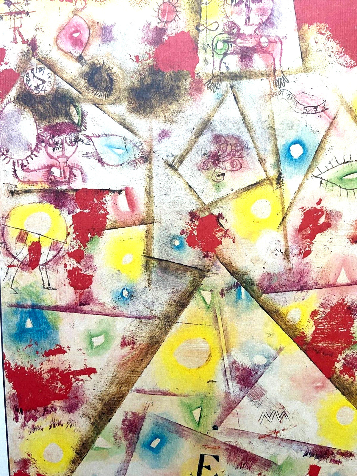 Paul Klee Lithograph Mourlot 1942 Coa Published