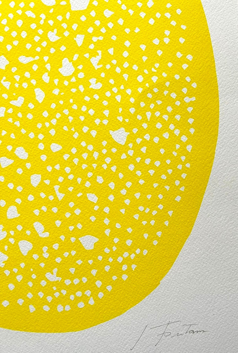 Lucio Fontana Lithograph Coa Signed In Pen