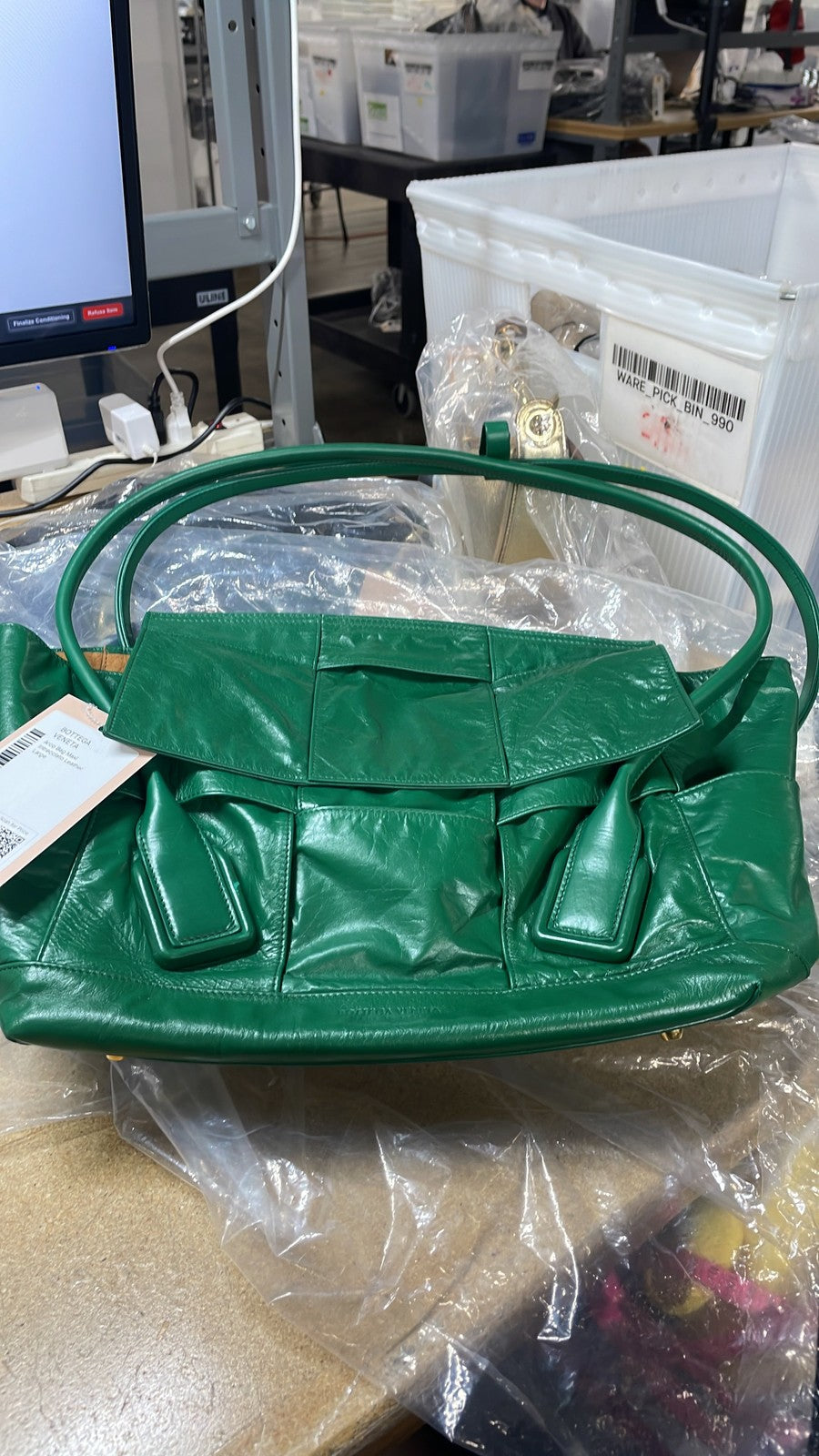 Bottega Veneta Arco Bag Maxi Intrecciato Leather Medium