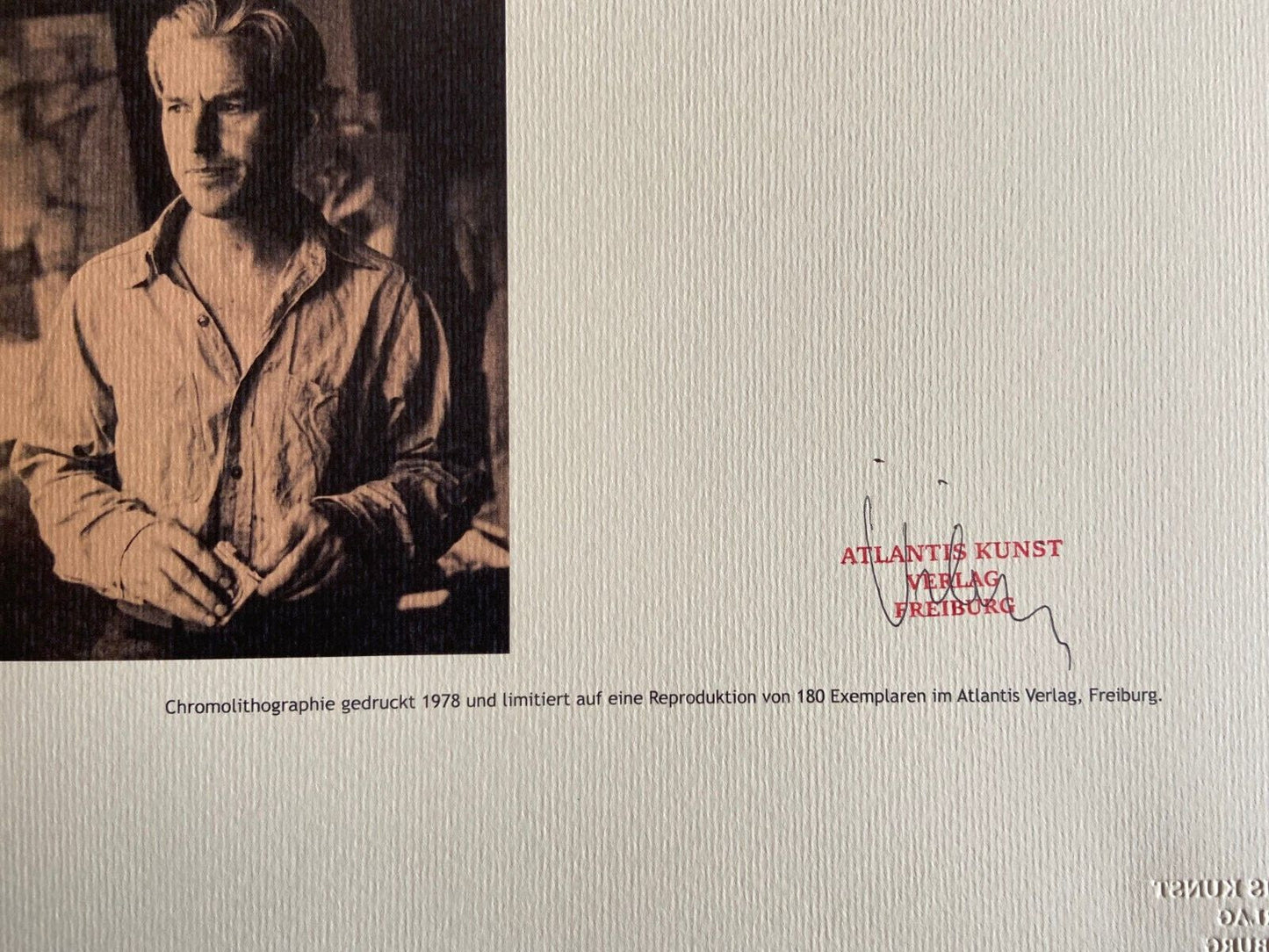 Willem De Kooning Action Painting Coa Signed Numbered In Pencil