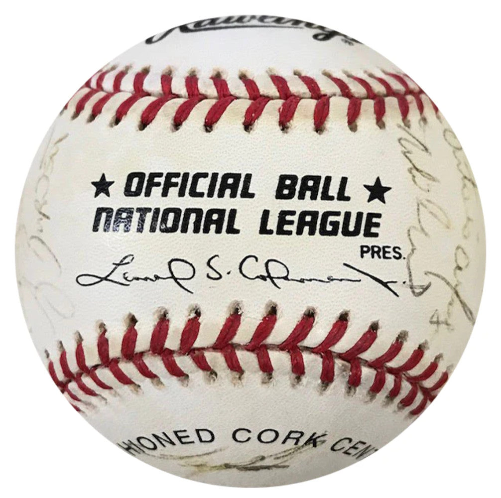 1999 Florida Marlins Team Autographed Official National League Baseball