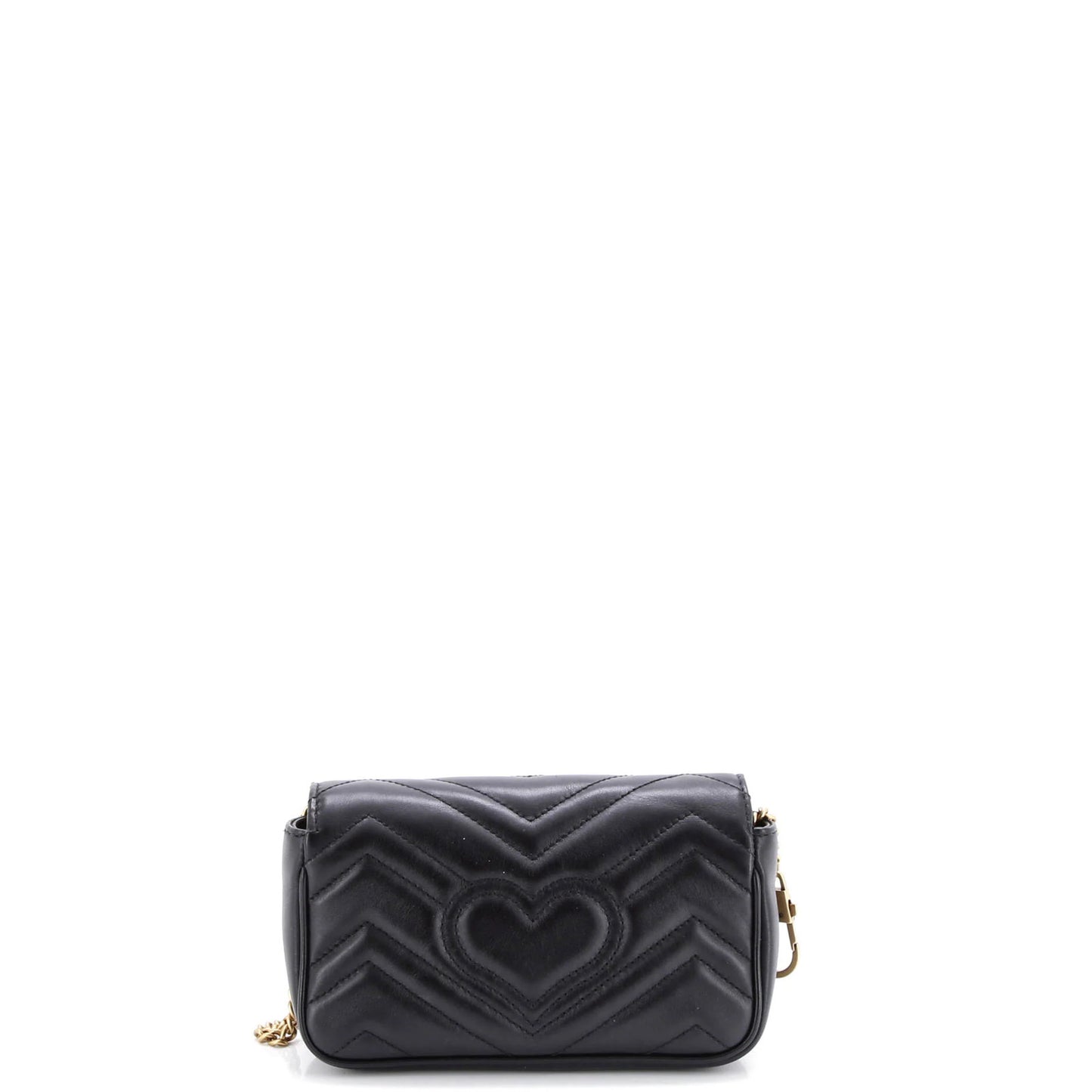 Gucci Gg Marmont Flap Bag Matelasse Leather Super Mini