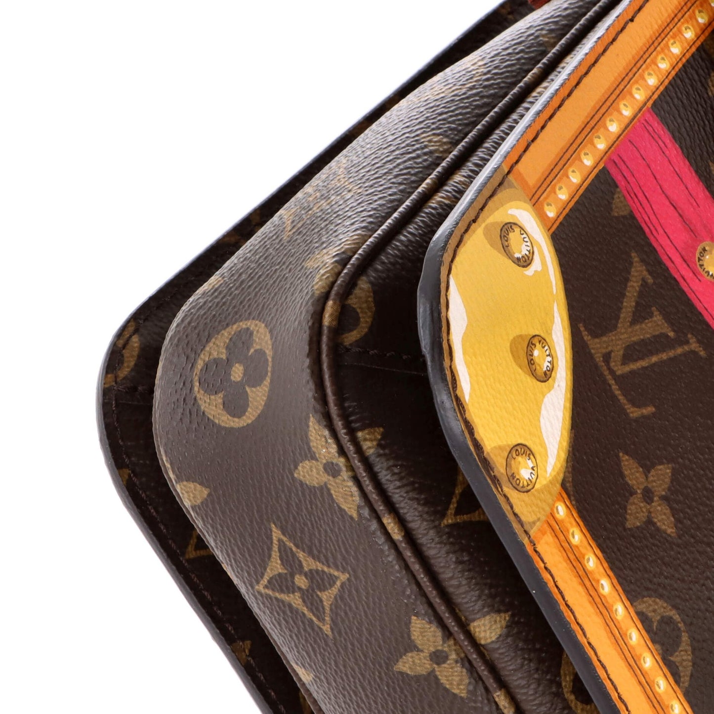 Louis Vuitton Pochette Metis Limited Edition Summer Trunks Monogram Canvas
