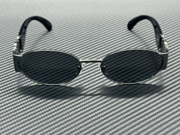 Men's Mirror Sunglasses Gunmetal Grey 56 mm Silver Ve2299