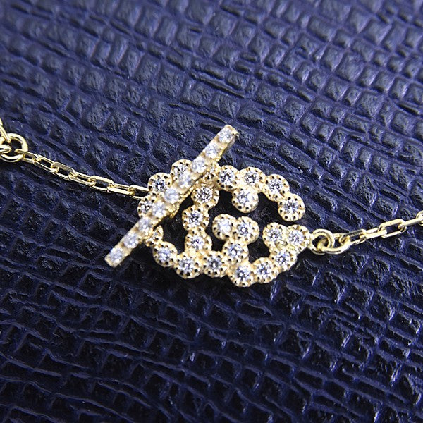 Gucci Double G Diamond Bracelet In Yellow Gold 750Yg