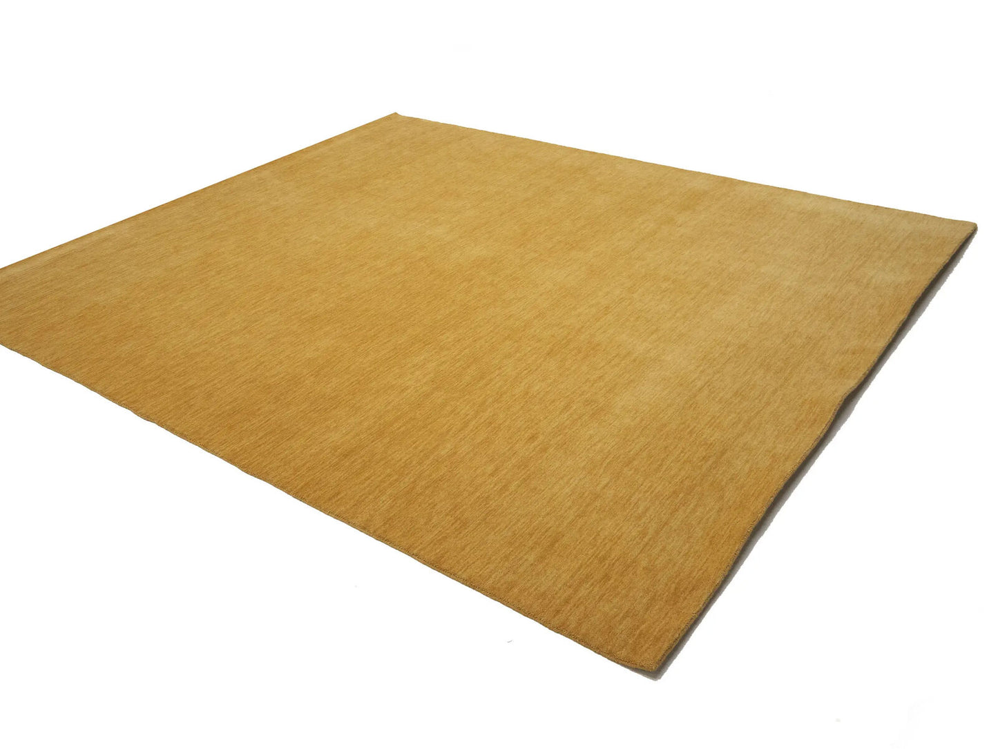 Golden Peach Solid Design Hand-Loomed 8X10 Gabbeh
